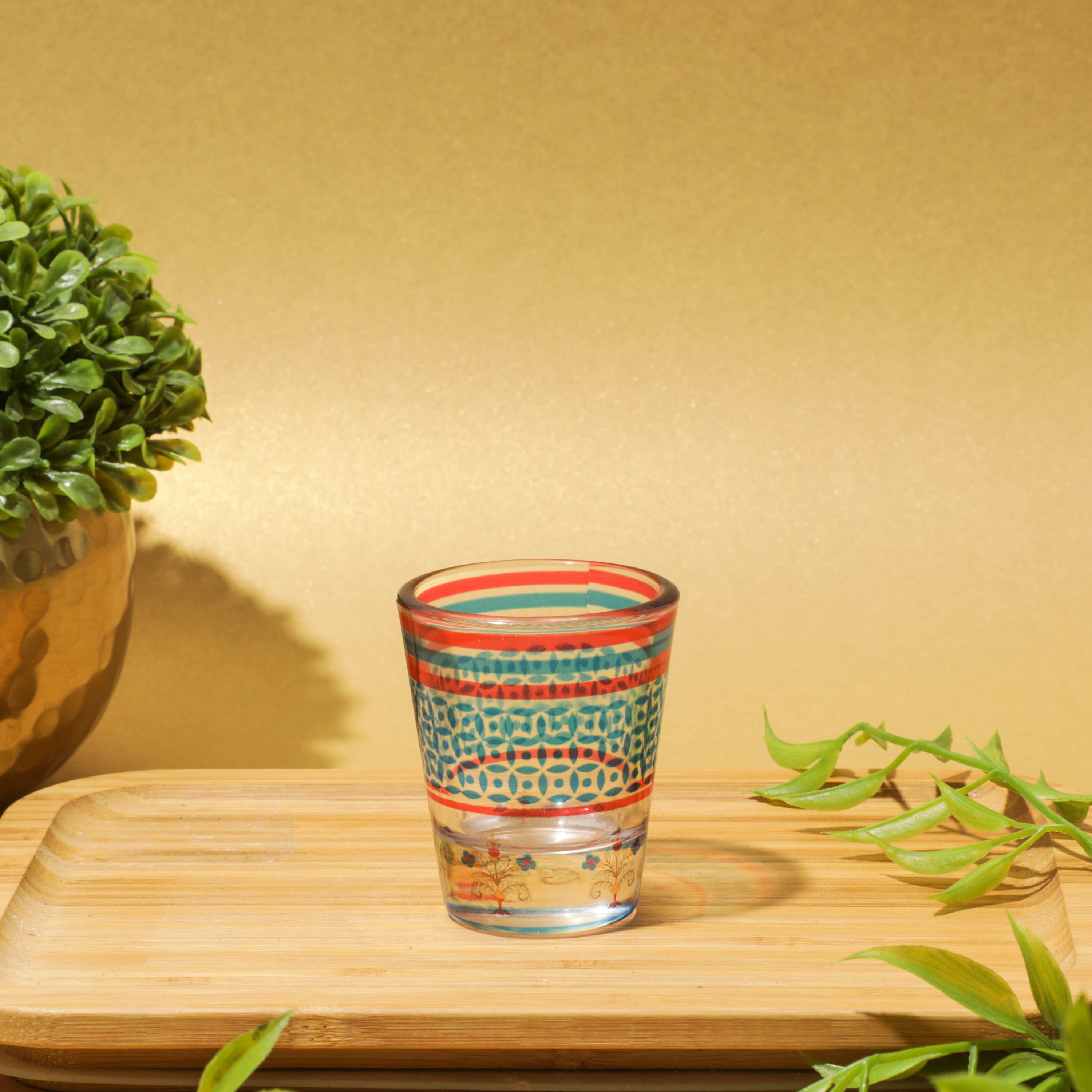 Flowers & Motif Decorative Shot Glasses